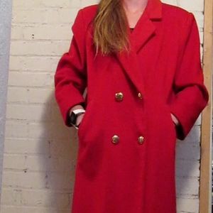 Vitange Kristen Blake Red Wool  Coat 6